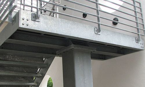 Stahlbau Treppenhaus