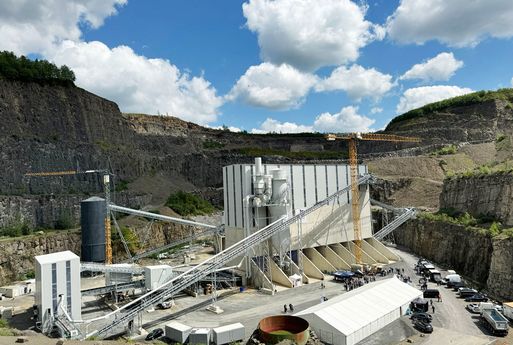 Einweihung Schotterwerk Clemens