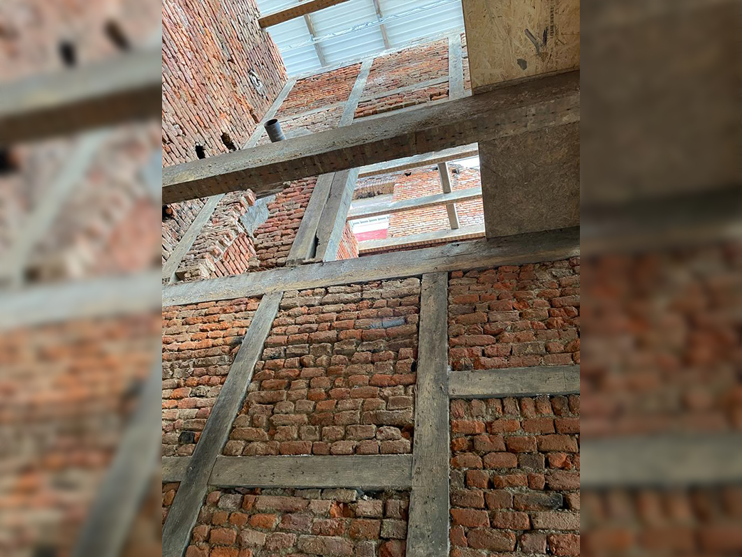 Nachhaltige Restaurierung Volkmar Krause Innenansicht von unten