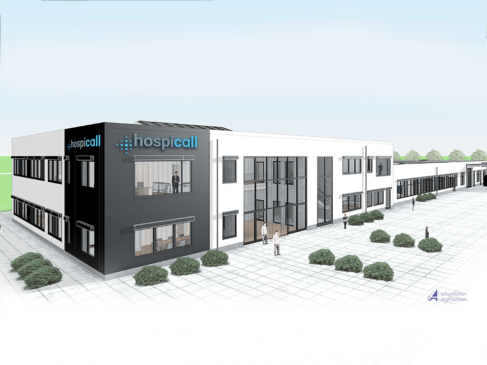 Hospicall GmbH Ansicht Skizze Volkmar Krause