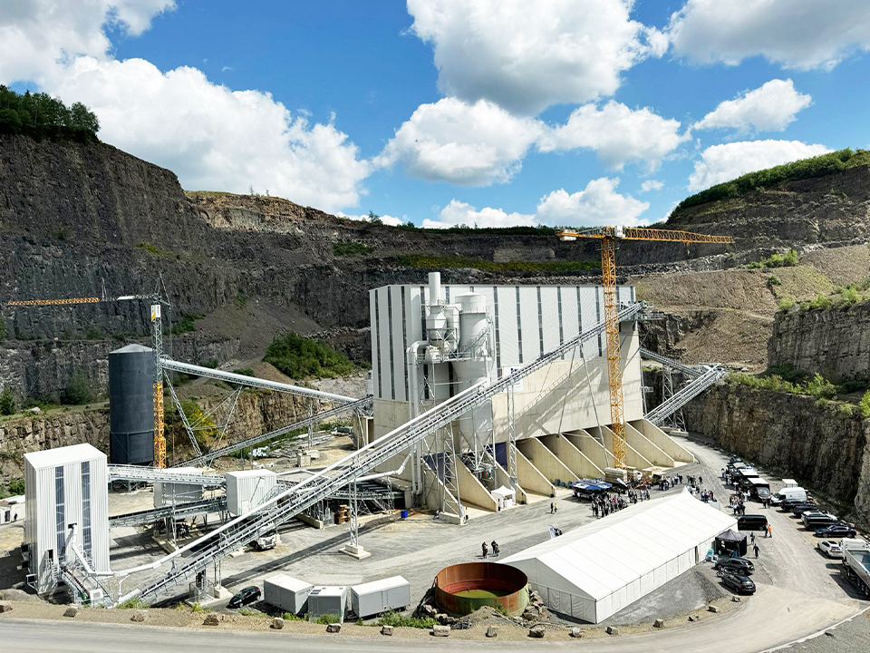 Massivbau-Neubau einer Aufbereitungsanlag