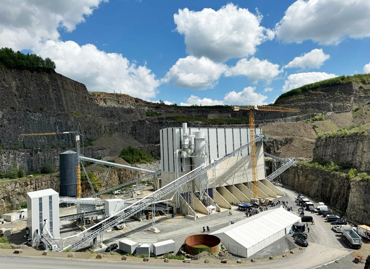 Ansicht einer Steinbrecheranlage Clemens Schotterwerk Volkmar_Krause