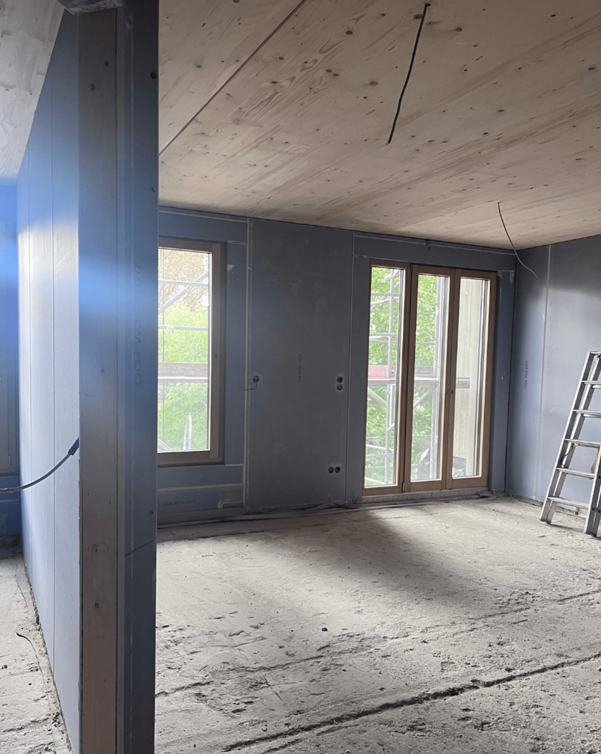 Nachhaltiger Holzbau Volkmar Krause Frankfurt Ansicht Bau